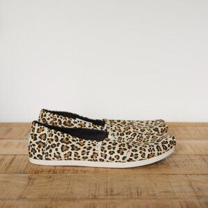 Toms Alpargata Slip-On Shoes | Brown Leopard Print {Size 10} NWOT